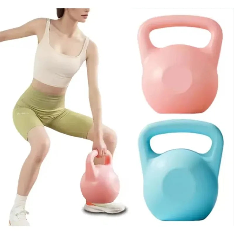 2-8KG Soft Water-filled Kettlebells Home Fitness Weight-bearing Kettlebell Sport Yoga Hip Deep Squat Weight Loss Exercise Equip
