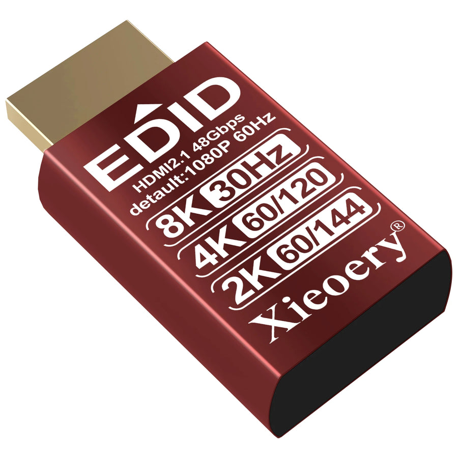 8K HDMI Dummy Plug - New-Generation EDID Emulator, Headless HDMI Dongle, Supports 7680x4320 RGB for Gaming & Remote Access