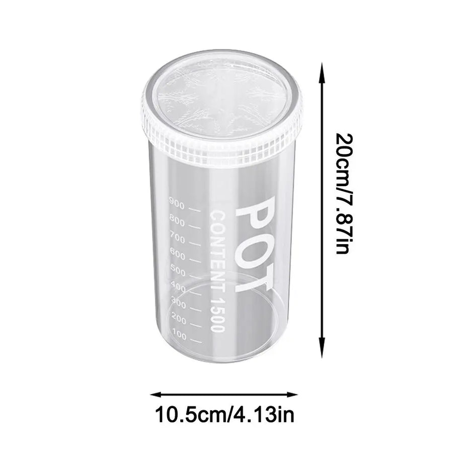 Large Capacity Kitchen Food Storage Canisters Transparent Sealed Grain Fresh Preservation Box Household Plastic Cereal Jars