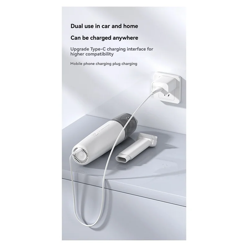 SOFT-Smart Home Car Cleaning Machine USB Rechargeable For Car Home Pet Handheld Vacuum Cordless