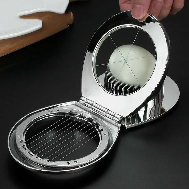 Kitchen Tools Zinc Alloy Egg Slicers Cutters Eggs Divider Splitter Strawberry Cutter Accessories