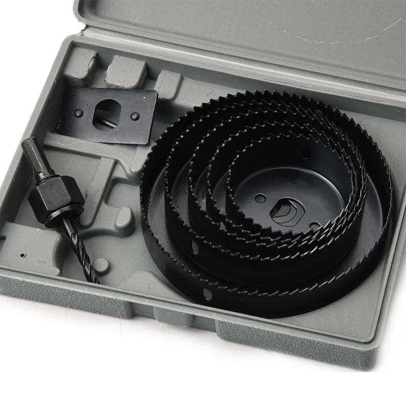 Woodworking hole saw, electric drill set, drywall spotlight tools, hole saw, drywall hole saw, woodworking tool set