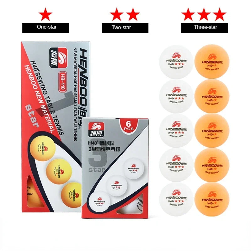 H40+New Material Table Tennis One Star Two Star Three Star Stable Endurance Training Ball