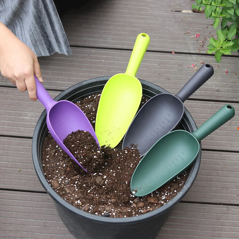 Garden Shovel Plant Hand Trowels Soil Planting Digging Transplanting MultiFunction Beach Sand Pet's Food Scoop Garden Tools