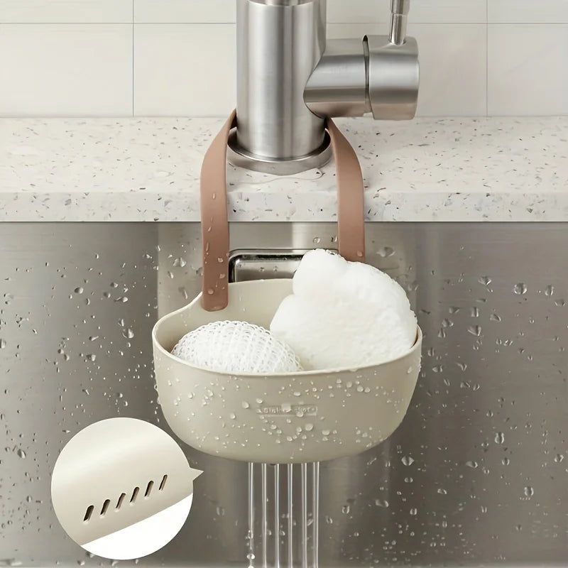 Kitchen Draining Rack,Multifunctional Kitchen Organizer with Draining Basket, Countertop Storage Holder,Space Saving Organizers