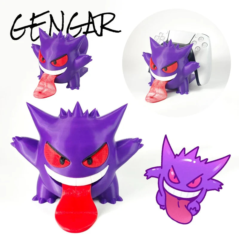 Anime Gengar PS5 PS4 PS3 Desktop Universal Handle Gamepads Stand Game Controllers Bracket For Switch Steam Handheld Storage Rack