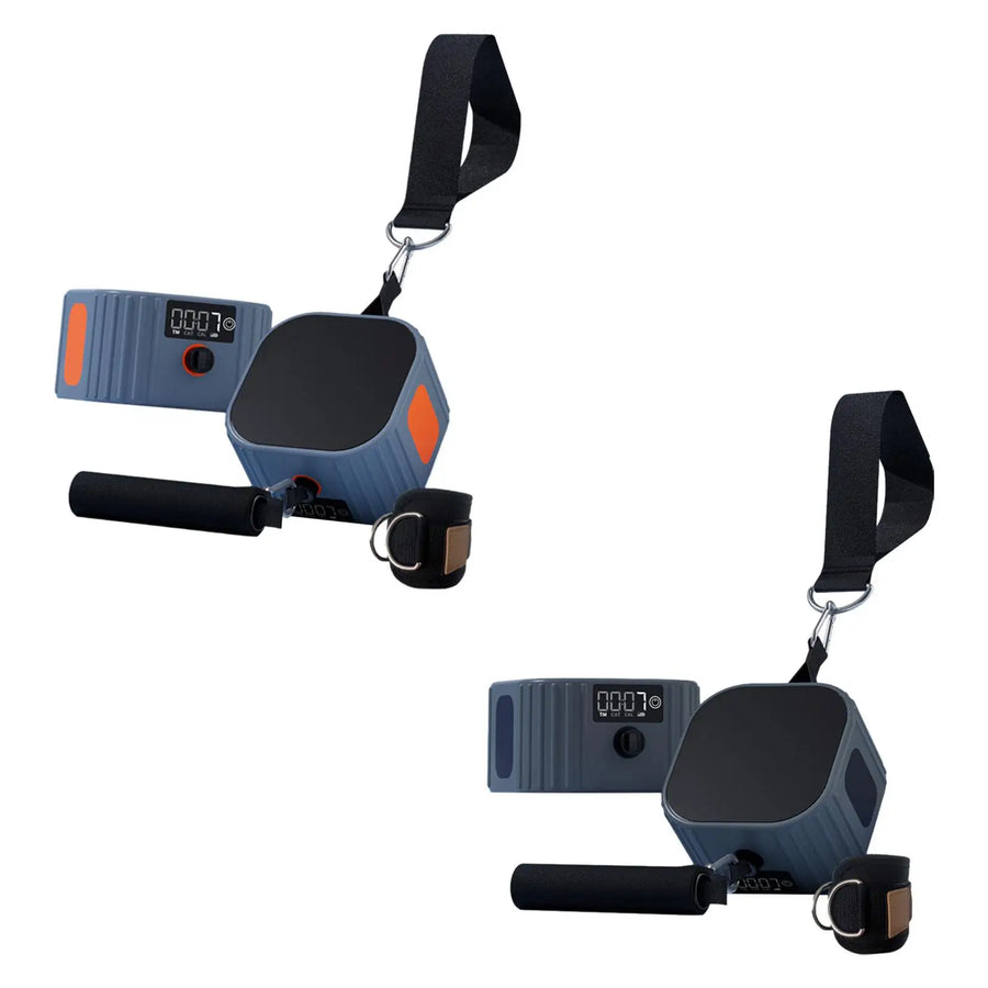 Fitness Equipment Adjustable Resistance Electric Counting LCD Display Strength Trainer for Yoga Adults Exercise Workout Shoulder