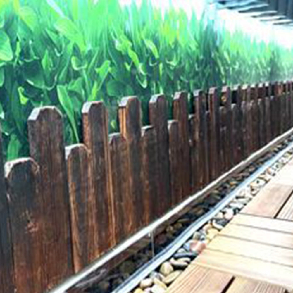 Vegetable Field Fence Edging for Garden Gardening Decorative Wood Landscape Courtyard Border Picket