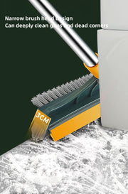 3 In 1 Cleaning Brush Cleaner Brush For Cleaning Bathroom Brush With Long Handle Rotating Floor Brush Crevice Brush