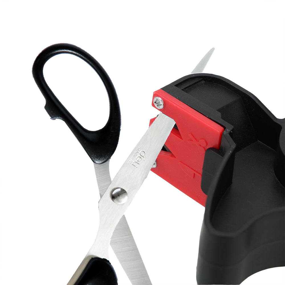 Knife Sharpener Gadgets Convenient Grindstone Handheld Scissor Blade Sharpening Kitchen Tools 2 In 1