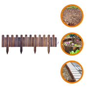 Vegetable Field Fence Edging for Garden Gardening Decorative Wood Landscape Courtyard Border Picket