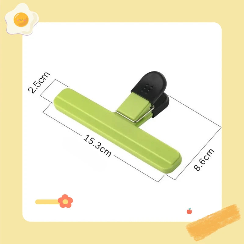 Kitchen Accessories T-Shaped Food Packaging Leak-Proof Moisture-Proof Plastic Bag Strong Sealing Clip Kitchen Gadgets
