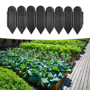 Garden Fence Border with Stake Outside Fence Ornament Lightweight Decorative for Fence/Border Flower Bed Edging Yard Flower Lawn