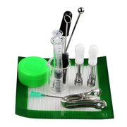 Original LTQ Tool Kit Stainless steel tool 10ml Glass beaker Brush Dropper Beaker Syrince DIY Terp done Tool Set