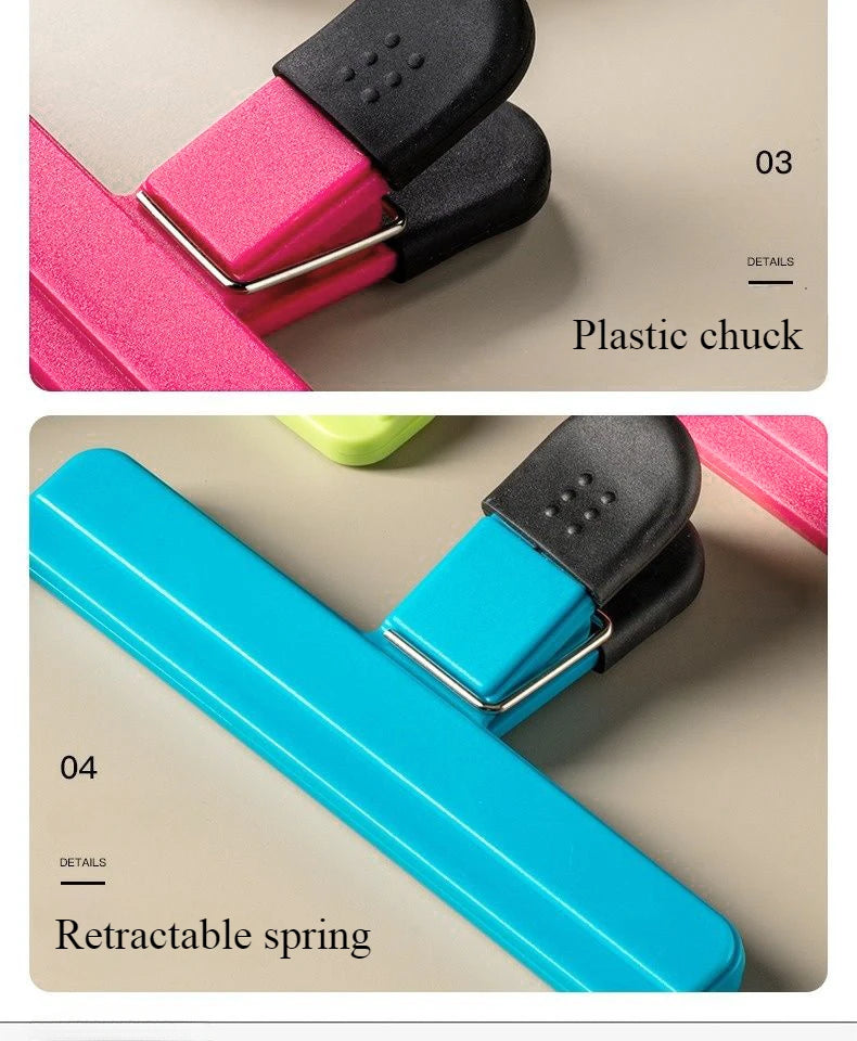 Kitchen Accessories T-Shaped Food Packaging Leak-Proof Moisture-Proof Plastic Bag Strong Sealing Clip Kitchen Gadgets