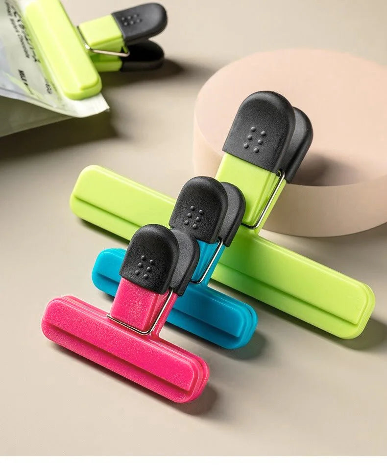 Kitchen Accessories T-Shaped Food Packaging Leak-Proof Moisture-Proof Plastic Bag Strong Sealing Clip Kitchen Gadgets