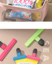 Kitchen Accessories T-Shaped Food Packaging Leak-Proof Moisture-Proof Plastic Bag Strong Sealing Clip Kitchen Gadgets