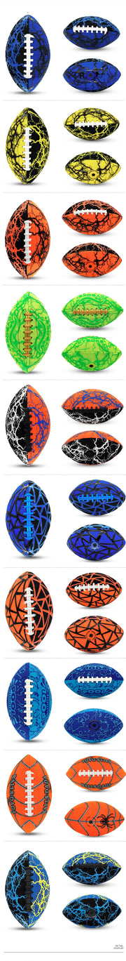 Rugby Ball Equipment Water Football for Beach for Competition Game Playing machine Stitched Soft water resistant Color Random