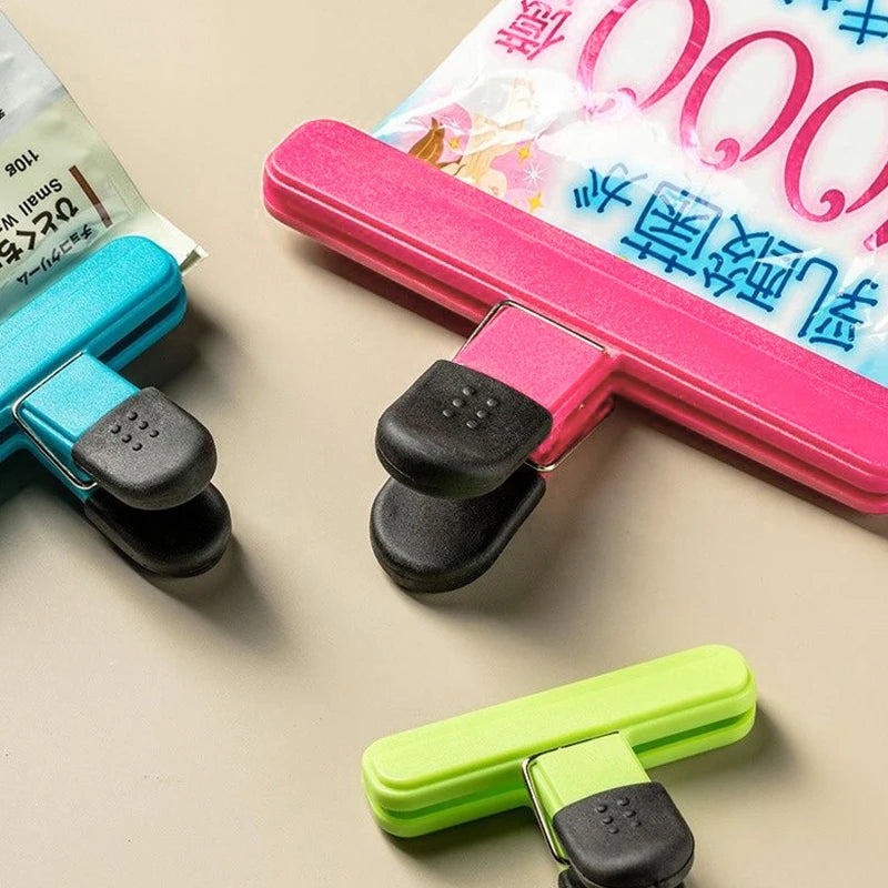 Kitchen Accessories T-Shaped Food Packaging Leak-Proof Moisture-Proof Plastic Bag Strong Sealing Clip Kitchen Gadgets
