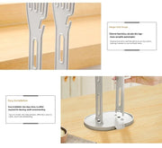Kitchen Glove Drying Rack with Drainage Base Rubber Glove Holder and Towel Storage Box Plastic Kitchen Sink Accessories