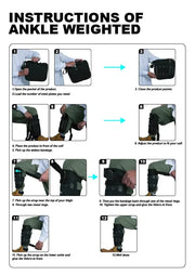 Full Set Of Equipment Of Adjustable Weight Running Physical Training  Fitness Dumbbell strap Wrist And Ankle Training  Kit