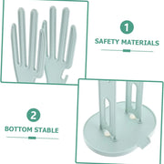 Kitchen Glove Drying Rack with Drainage Base Rubber Glove Holder and Towel Storage Box Plastic Kitchen Sink Accessories