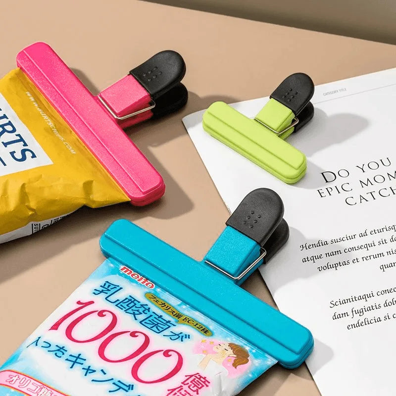 Kitchen Accessories T-Shaped Food Packaging Leak-Proof Moisture-Proof Plastic Bag Strong Sealing Clip Kitchen Gadgets