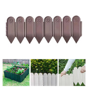Garden Fence Border with Stake Outside Fence Ornament Lightweight Decorative for Fence/Border Flower Bed Edging Yard Flower Lawn