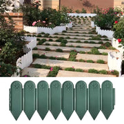 Garden Fence Border with Stake Outside Fence Ornament Lightweight Decorative for Fence/Border Flower Bed Edging Yard Flower Lawn