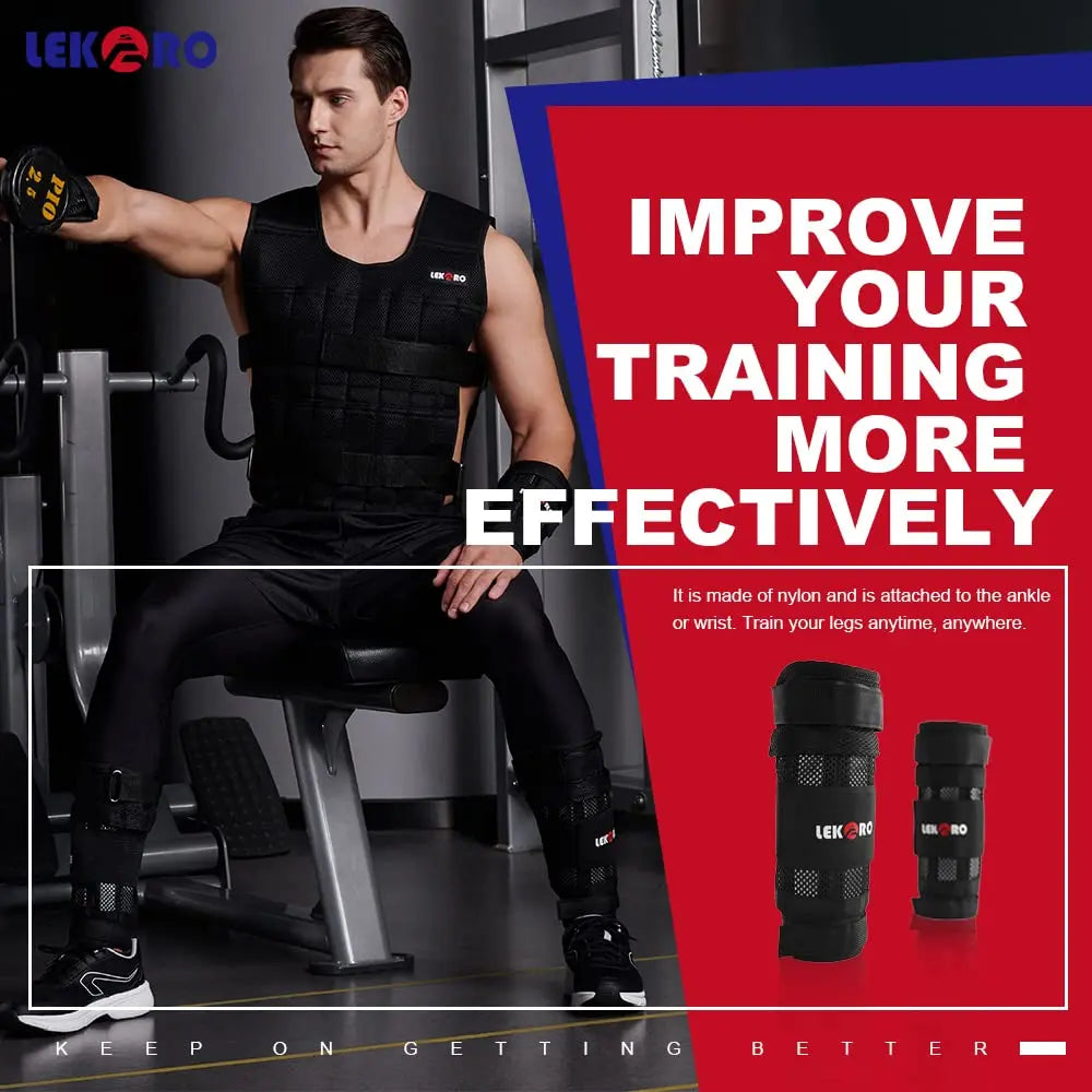 Full Set Of Equipment Of Adjustable Weight Running Physical Training  Fitness Dumbbell strap Wrist And Ankle Training  Kit