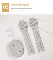 Kitchen Glove Drying Rack with Drainage Base Rubber Glove Holder and Towel Storage Box Plastic Kitchen Sink Accessories