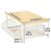Kitchen Countertop Organizer – Multi-Use Shelf for Microwave, Spices, Coffee Machine & Printer