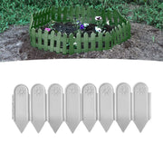 Garden Fence Border with Stake Outside Fence Ornament Lightweight Decorative for Fence/Border Flower Bed Edging Yard Flower Lawn