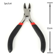 8pcs/set Jewelry Making Tool Kits Pliers Set With Round Nose Plier Side Cutting Pliers Wire Cutter Scissor Beading Tweezers