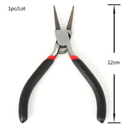 8pcs/set Jewelry Making Tool Kits Pliers Set With Round Nose Plier Side Cutting Pliers Wire Cutter Scissor Beading Tweezers