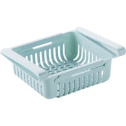 Kitchen Organizer Adjustable Kitchen Refrigerator Storage Rack Fridge Freezer Shelf Holder Pull-out Drawer Organiser Space Saver