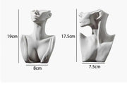 Ceramic Dried Flower Vase Home Art Deco Vase Nordic White Handicraft Decoration Living Room Desktop Flower Arrangement Vase