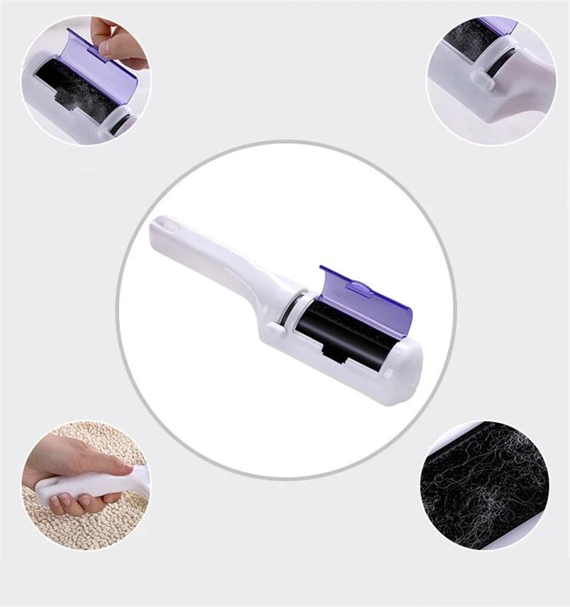 Electrostatic Static Clothing Dust Pets Hair Cleaner Remover Brush Suction Sweeper for Home Office Travel Cleaning Brushes