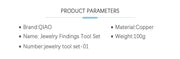 A Set Jewelry Findings Tool Set Open Jump Rings,Jewelry Pliers, Lobster Clasps hooks, jewelry tweezers Jewelry Making Supplies
