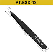 6pcs anti-static stainless steel tweezers set repair repair tool set anti-static hand tool set for model making