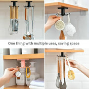 kitchen hook organizer bathroom hanger wall dish drying rack holder for lid cooking accessories Cupboard storage Cabinet shelf