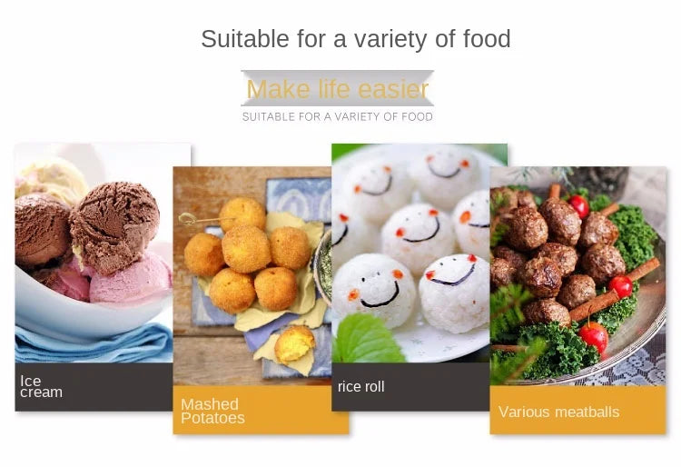 Kitchen Accessories Gadgets - Meatball Maker Clip, Fish Ball, Rice Ball Making Mold Form Tool, Stainless Steel Cuisine