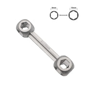 Bike Hexagon Wrench Portable Durable Hand Tool Small Bone Type Wrench Cycling Multi Repair Tool  6-15mm With 10 Hex Holes