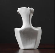 Ceramic Dried Flower Vase Home Art Deco Vase Nordic White Handicraft Decoration Living Room Desktop Flower Arrangement Vase