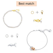 A Set Jewelry Findings Tool Set Open Jump Rings,Jewelry Pliers, Lobster Clasps hooks, jewelry tweezers Jewelry Making Supplies