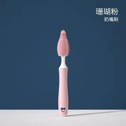 Silicone Bottle Cleaning Brush Baby Pacifier Straw Scrubber Small Brush 360 Degree Glass Cup Washing Kitchen Cleaning Tool Set