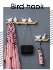 Wall Decorations Home Accessories Living Room Hanger Resin Bird Key Kitchen Coat Clothes Towel Hooks Hat Handbag Holder W