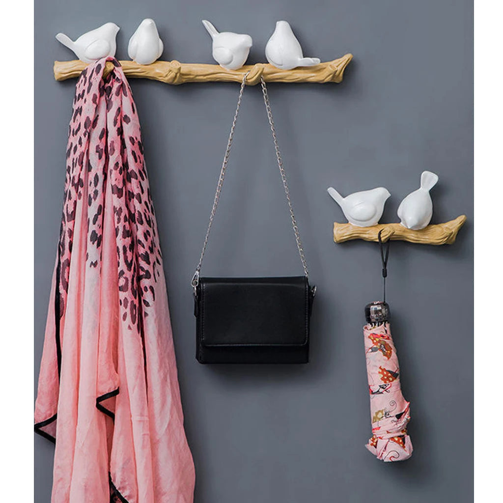 Wall Decorations Home Accessories Living Room Hanger Resin Bird Key Kitchen Coat Clothes Towel Hooks Hat Handbag Holder W