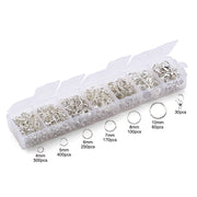 A Set Jewelry Findings Tool Set Open Jump Rings,Jewelry Pliers, Lobster Clasps hooks, jewelry tweezers Jewelry Making Supplies