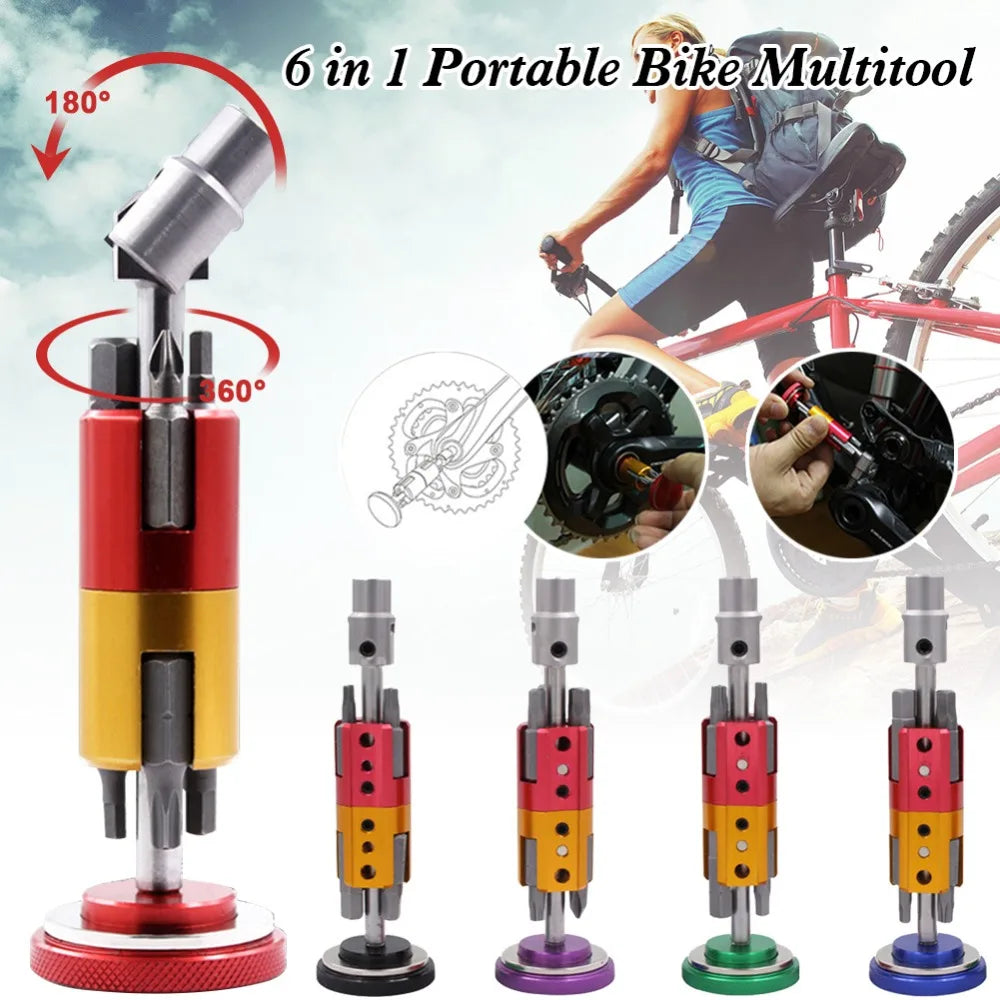 Bicycle Repair Tools Kit Hex Spoke Cycling Screwdrivers Tool Tyre Lever Allen Wrench MTB Mountain Bike Multitool